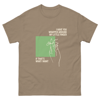 If That's What I Want Line Drawing T-Shirt Brown Savana