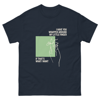 If That's What I Want Line Drawing T-Shirt Navy