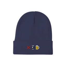 DTMWYD Blue Beanie Front